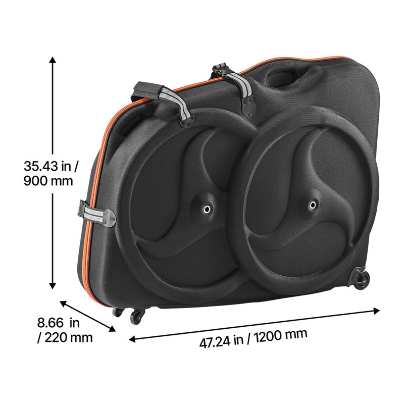 WFX Utility™ Bike Travel Case, Bicycle Travel Bag with EVA Hard